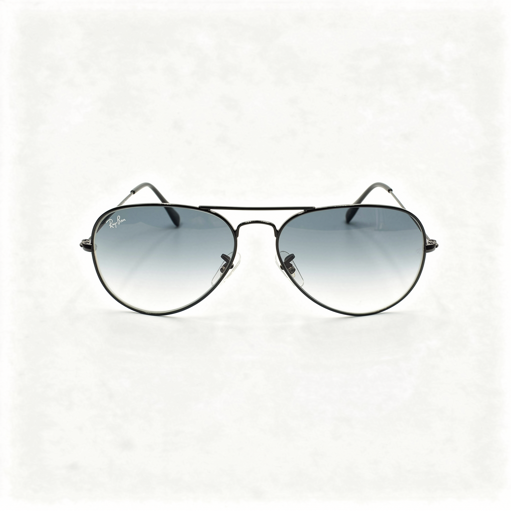 RX: RAY BAN RB3025 AVIATOR LARGE METAL NOIR