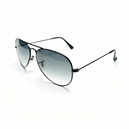 RX: RAY BAN RB3025 AVIATOR LARGE METAL NOIR